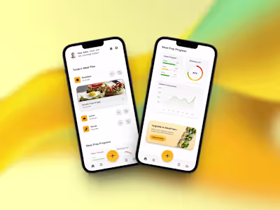 MealPrep Pro - Mobile App Design