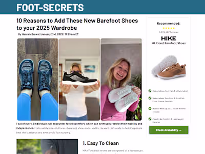 Hikefootwear Advertorials