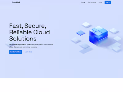 CloudBlock Website design and development