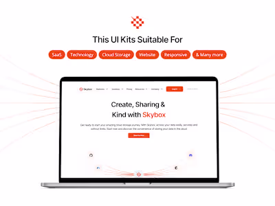 Skybox - SaaS Cloud Storage UI Kits