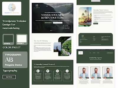 NeuroAlchemy Website Redesign