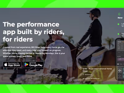BIG Rider – Website & Product Experience