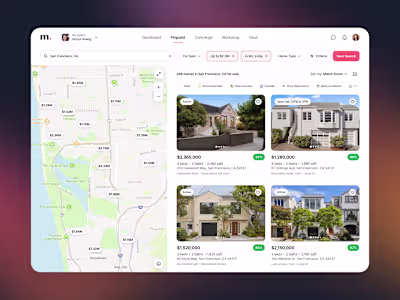 Real Estate SaaS Product Design for Mosaik