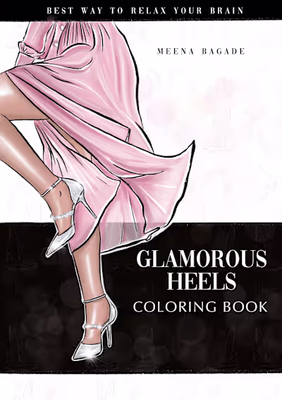Glamorous heels cloring book :: Behance