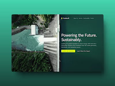Website redesign for Statkraft