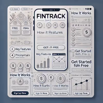 FinTrack – SaaS Landing Page