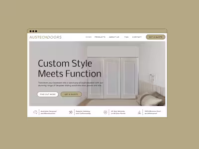 Website Transformation for Austech Doors