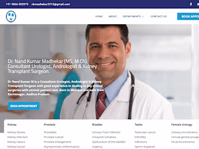 Dr Nandkumar : Urology Specialist - Dr Nandkumar