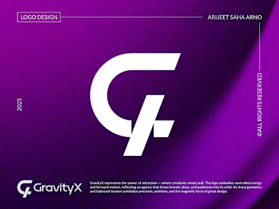 Letter G Logo for a Creative Agency The concept blends: • Le...