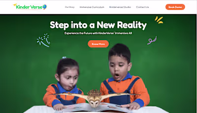KinderVerse | Framer Website