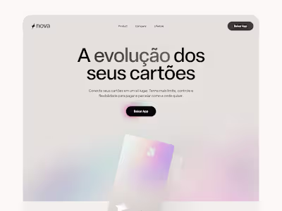 Nova – Fintech Website