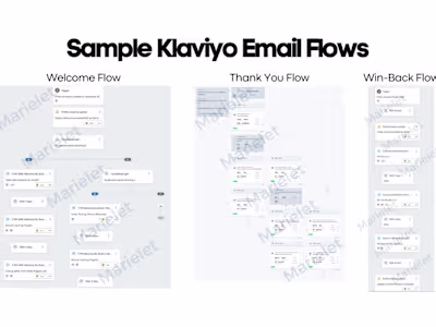 Klaviyo Email Marketing Portfolio