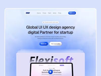 UIUX Design Agency Website Design