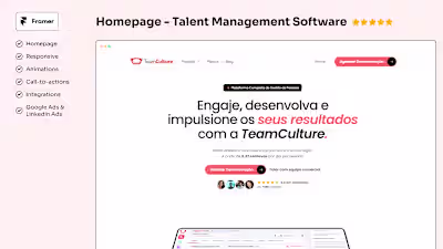 Homepage - People Management Platform