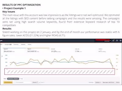 Amazon PPC Expert | Organic, PPC & KPIs Performance Dashboard