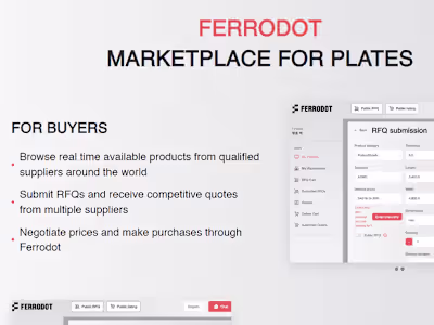 Building a Secure and Efficient B2B Steel Marketplace