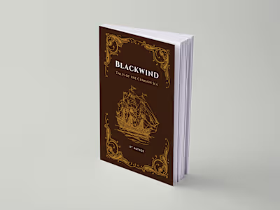Retro Pirate Book Cover Design