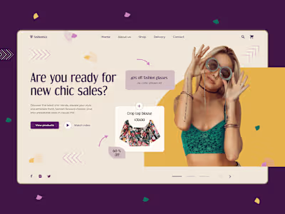 Fashionista | Memphis design first-screen
