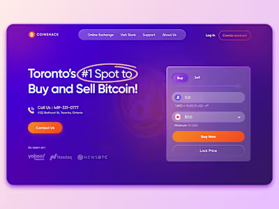 Designed a modern and conversion-focused landing page for a ...