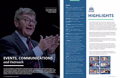 National Conference of State Legislatures Annual Report Design