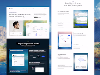 Percept: A Landing Page Design for AI Platform