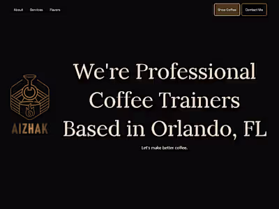 Aizhak Coffee Portfolio