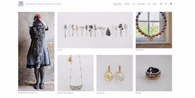 Artist Squarespace Website Design
