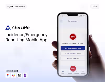 AlertMe: An Incidence/Emergency Report Mobile App