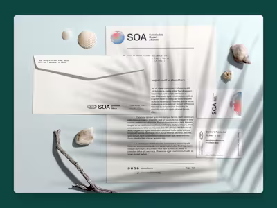 Brand Redesign for Sustainable Ocean Alliance