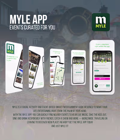 MYLE - App Store Screenshot Design