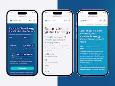 Web Design: Adyasolar