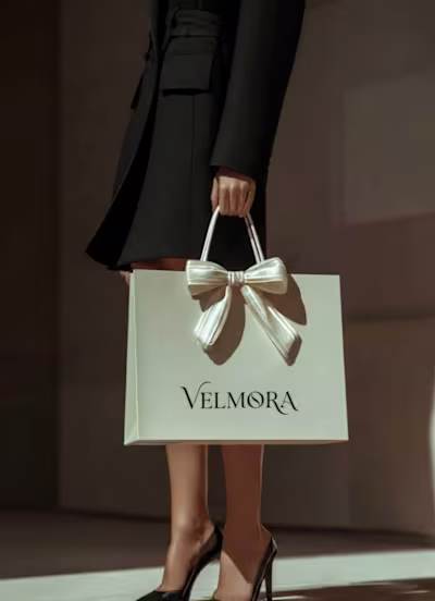 A logo design and packaging