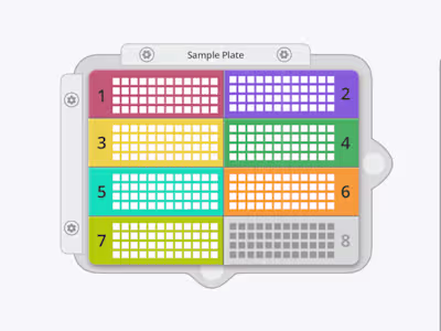 Technical Illustration of Deck Layout for Open Array Instrument