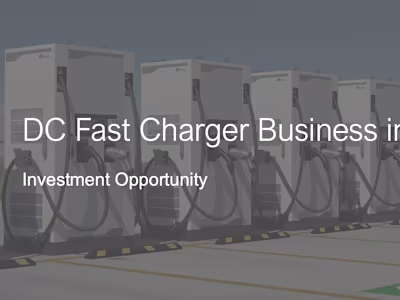 Investor Pitch Deck for DC Fast Charger Business in Oman