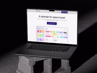 Calender Website