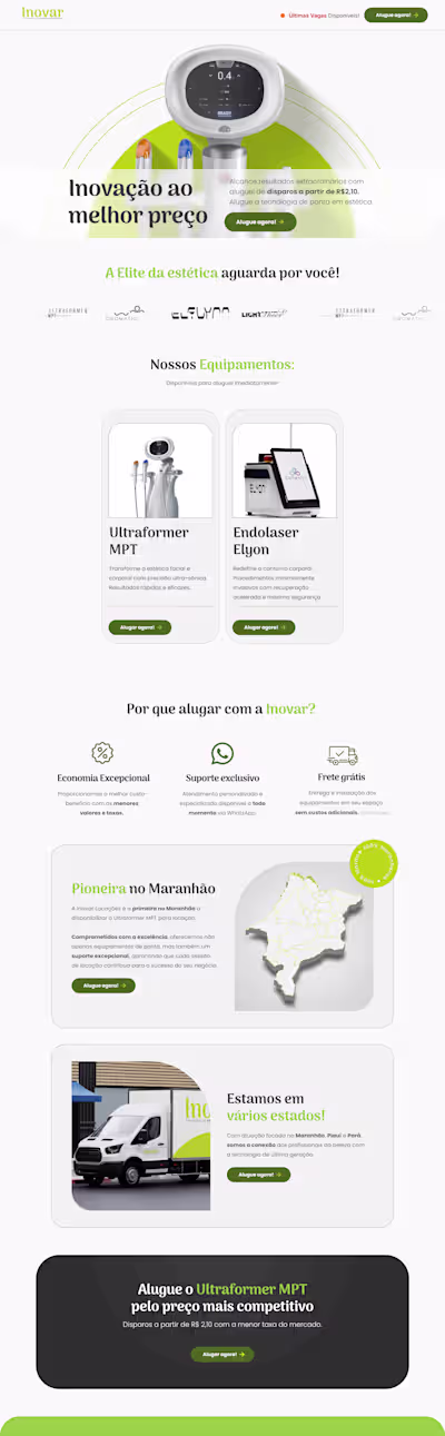 Inovar: Website Design & Framer Development