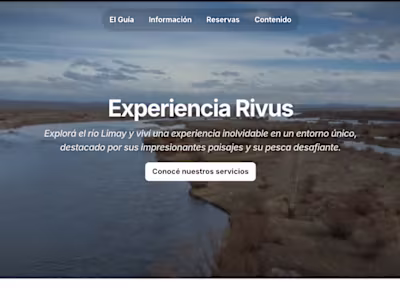 Rivus, web design