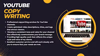 YouTube Copy / Script Writing