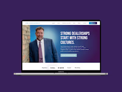 Designed high-converting landing pages for