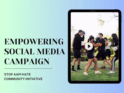 Social Media Campaign for a 'Stop AAPI Hate' Initiative 