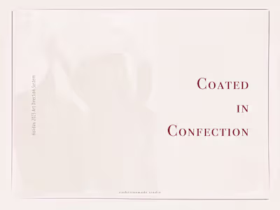 Coated in Confection: Visual Art Direction for Holiday Campaign