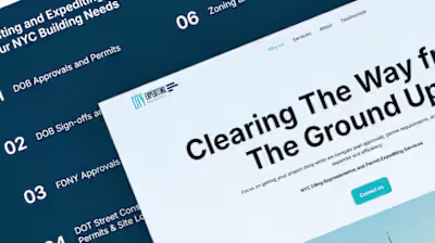 Website Development for a Building Services Company