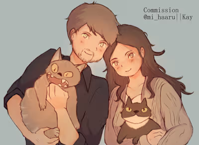 Couple Anniversary Commission