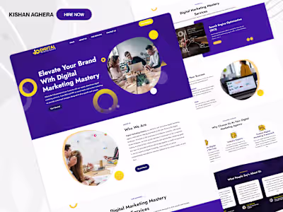 Comprehensive Website Redesign for Digital Marketing Masters