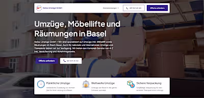 Swiss Umzuge GmbH Website