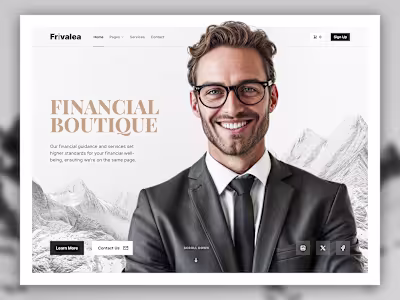 Finance Webflow Template