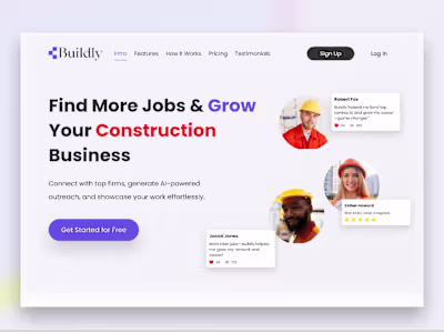 Buildly AI Landing Page 