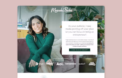 Mercedes Barba | Branding + Kajabi Web Design