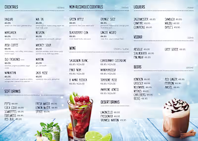 Menu Designs