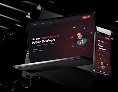 Responsive Portfolio Website Redesign